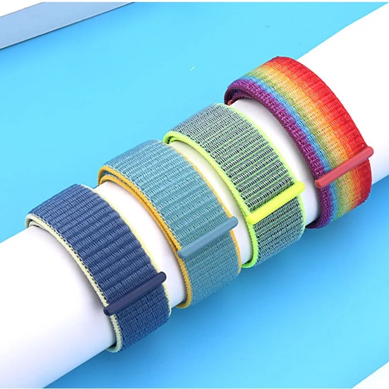 Bracelet Nylon Compatible Amazfit Helio Strap - Bande Respirante, Ajustable, Pour Sport Et Quotidien, Noir