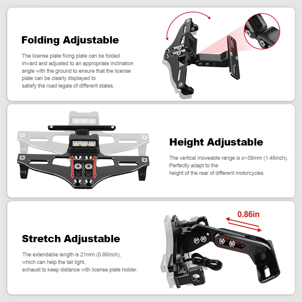 Support de plaque d'immatriculation