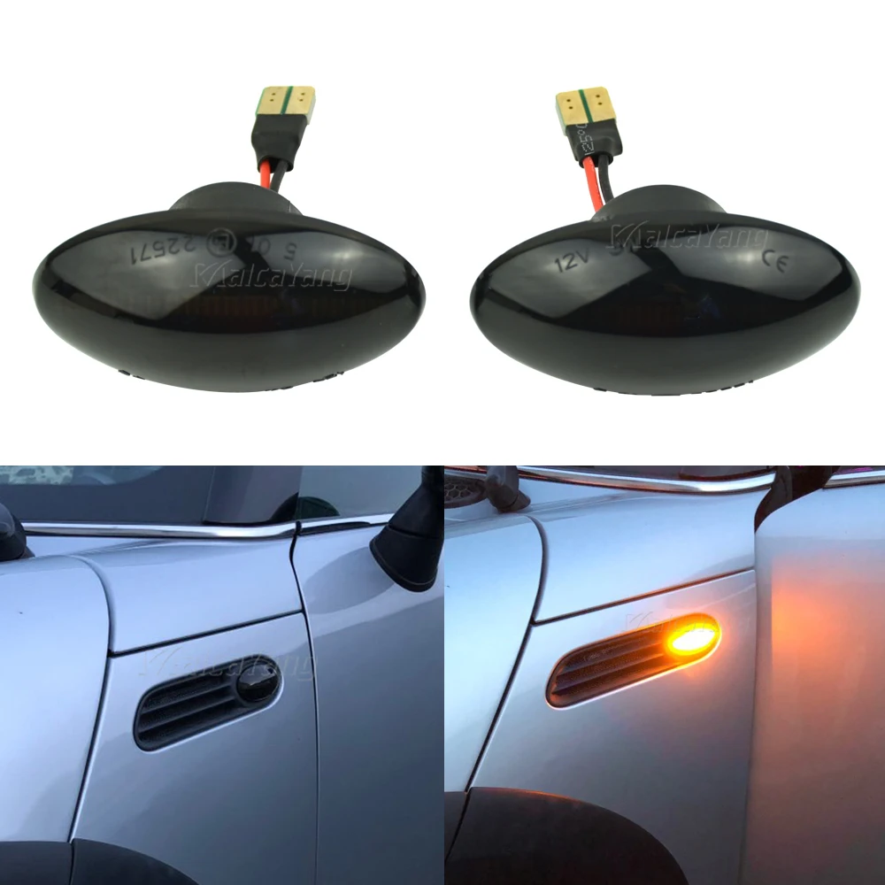 Image du clignotant séquentiel dynamique LED pour BMW MINI Cooper R50 R52 R53 63137166014-2002 2008, 1112629