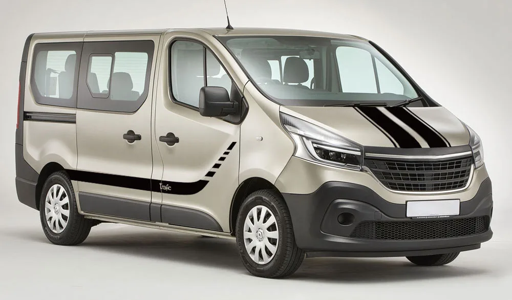 Autocollant latéral de porte de voiture Renault Trafic