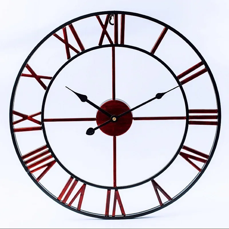 Horloge murale vintage en métal 7