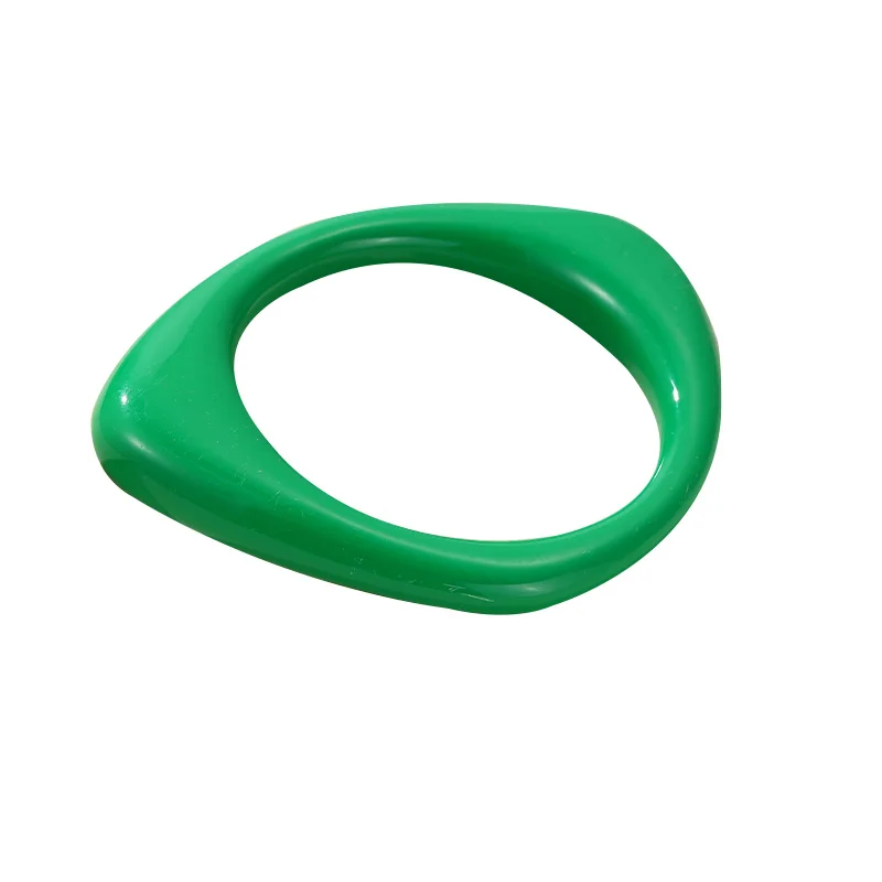 Bracelet rétro coloré en résine acrylique