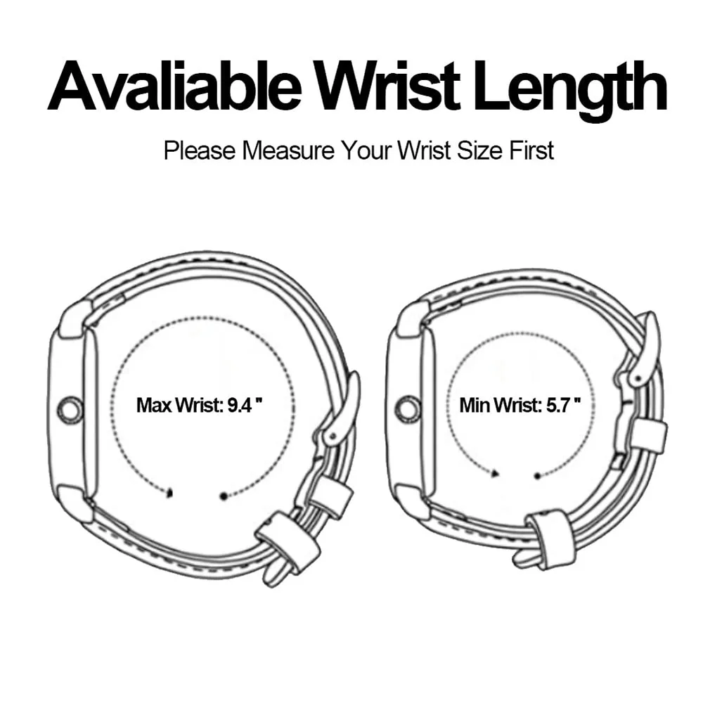 Bracelet de montre en silicone