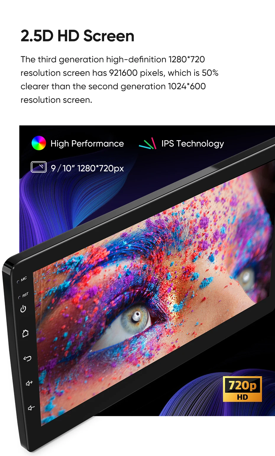 Ainavi - Autoradio Android 10 QLED avec Navigation existante Stéréo DSP BT