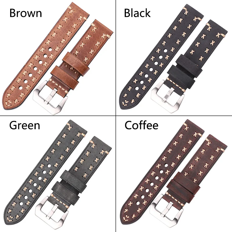 Bracelets de montre en cuir vintage
