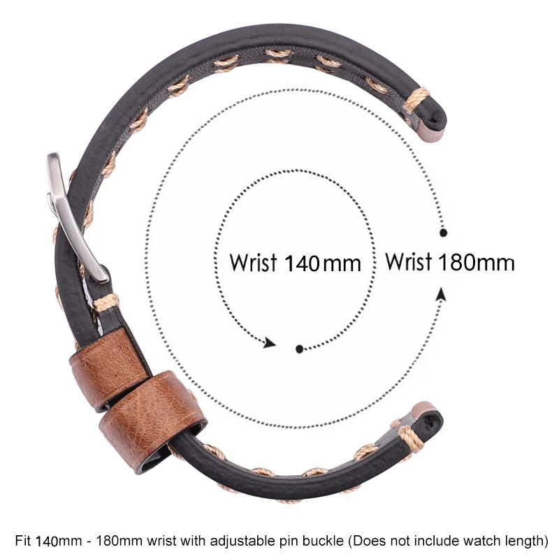 Bracelets de montre en cuir vintage