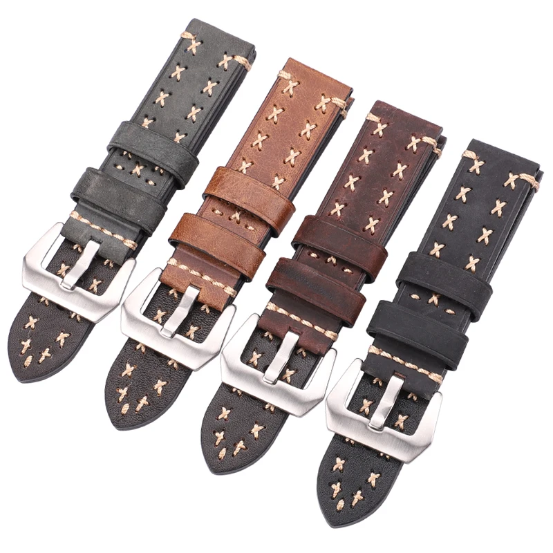 Bracelets de montre en cuir vintage
