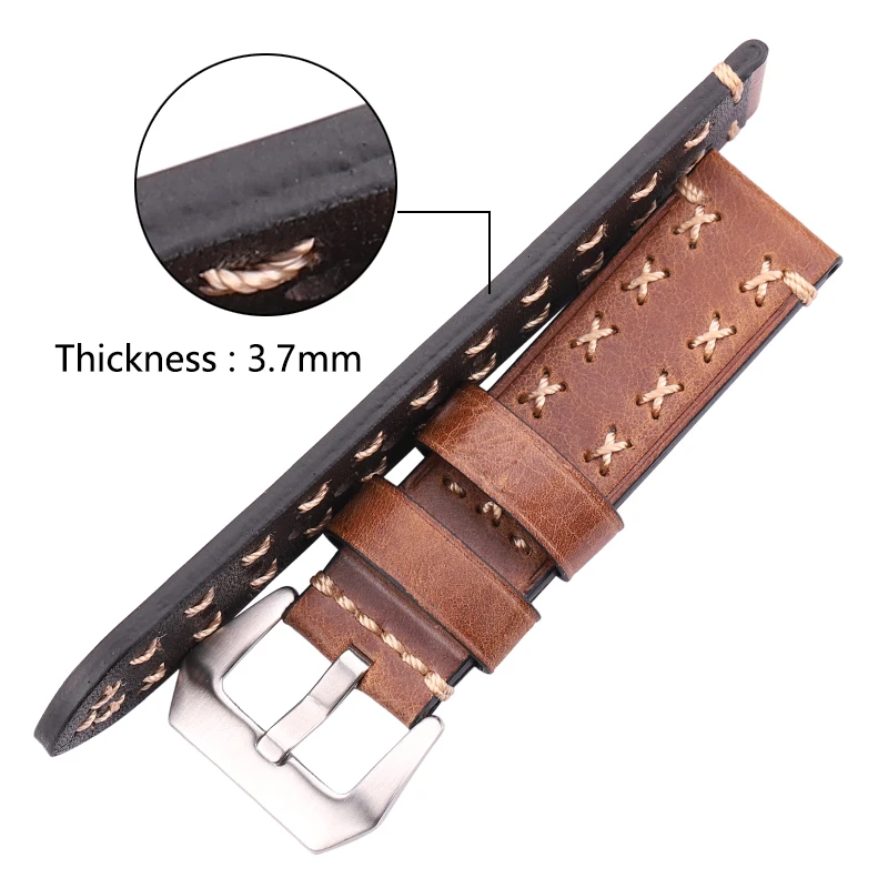 Bracelets de montre en cuir vintage