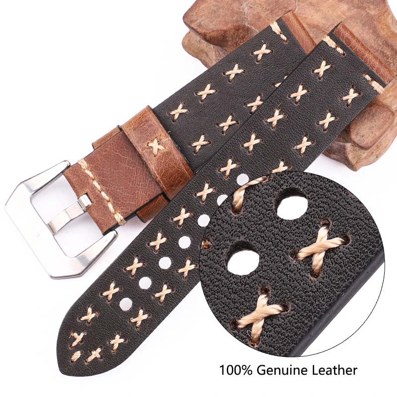 Bracelets de montre en cuir vintage