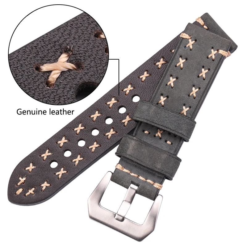 Bracelets de montre en cuir vintage