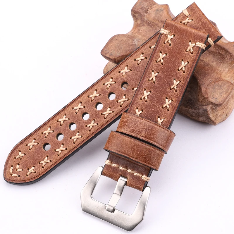 Bracelets de montre en cuir vintage
