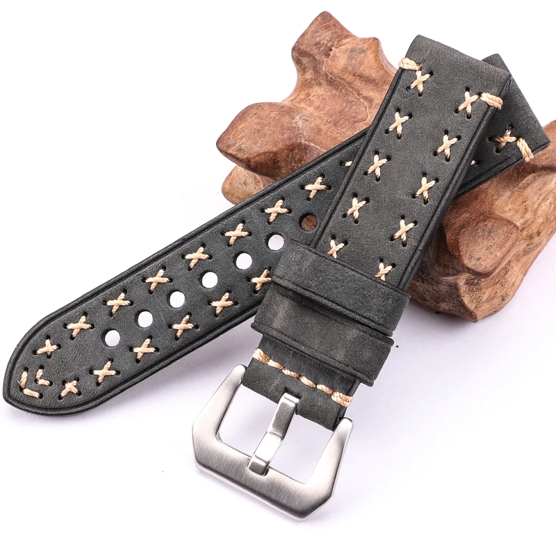 Bracelets de montre en cuir vintage