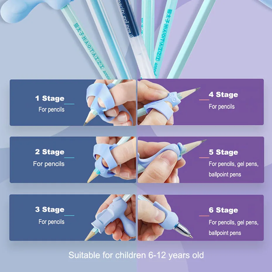 Porte-stylo de posture pour enfants