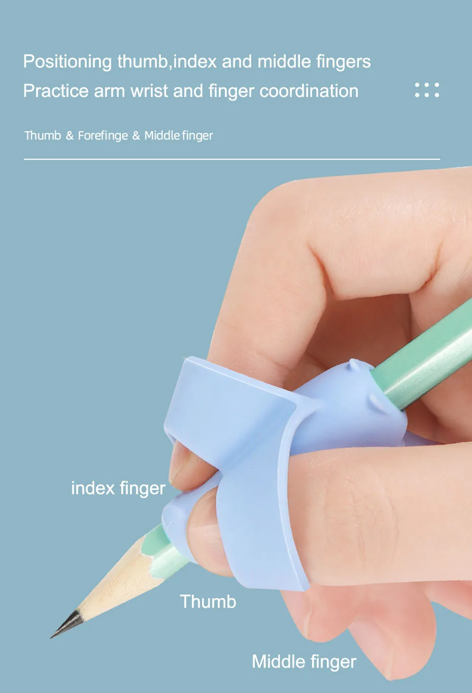 Porte-stylo de posture pour enfants