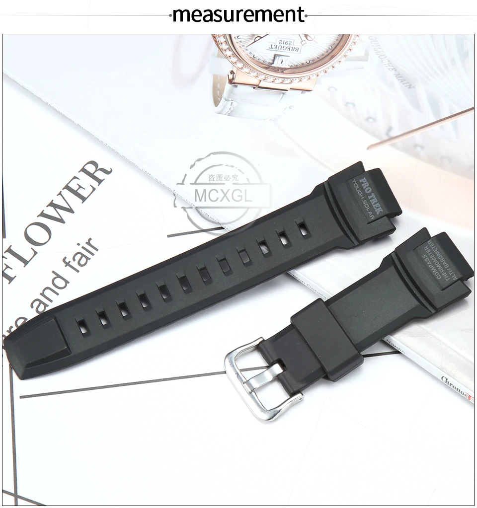 Bracelet de montre en résine CASIO PRG-270
