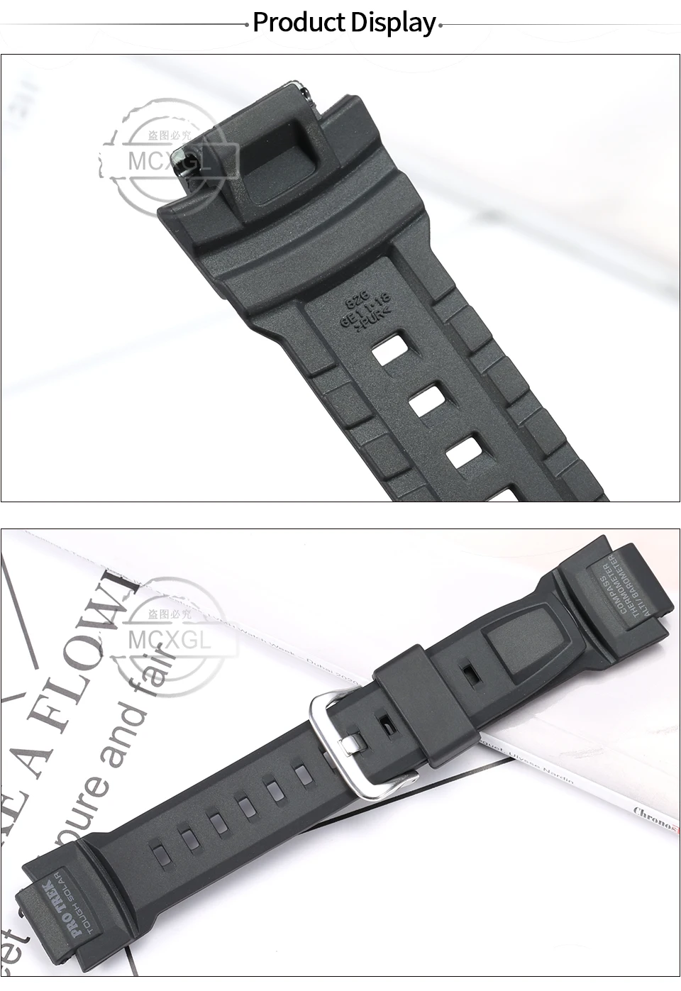 Bracelet de montre en résine CASIO PRG-270