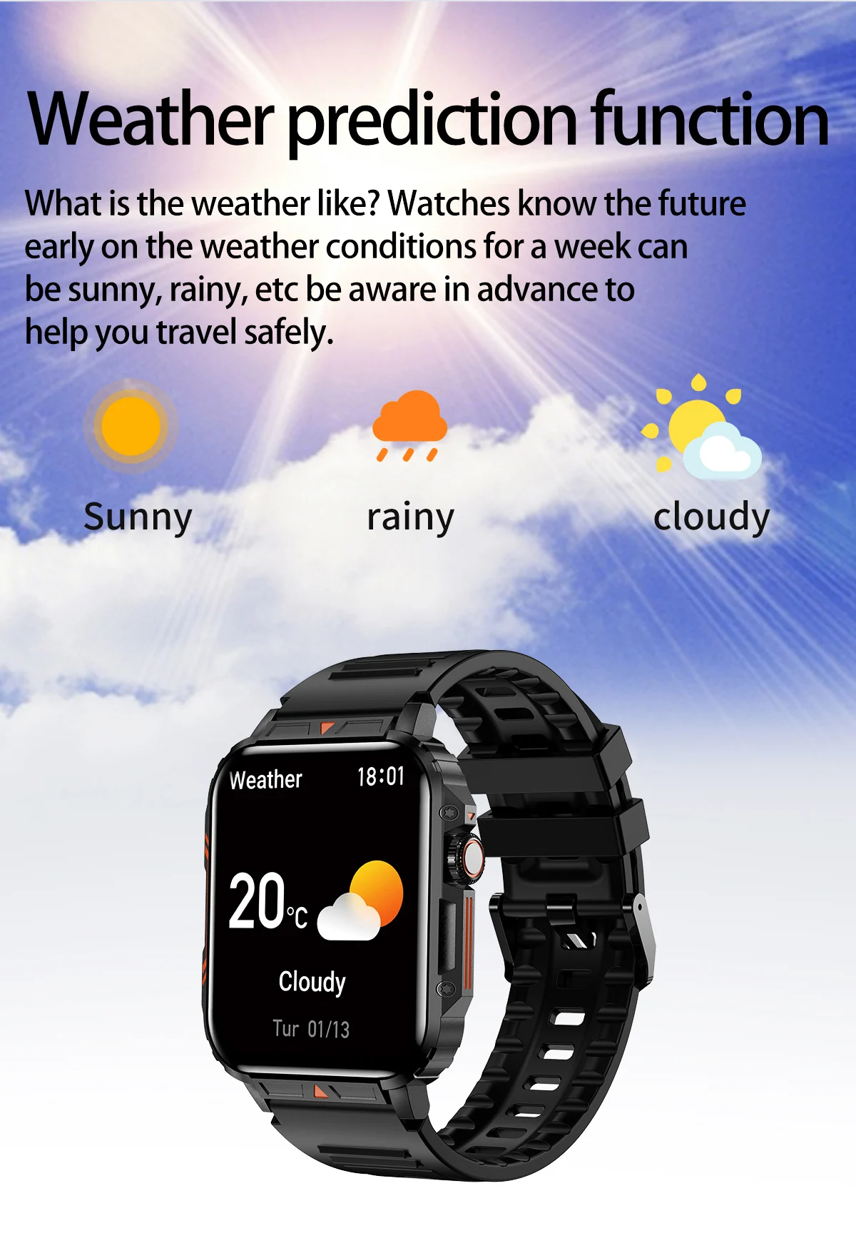 Montre étanche IP68
