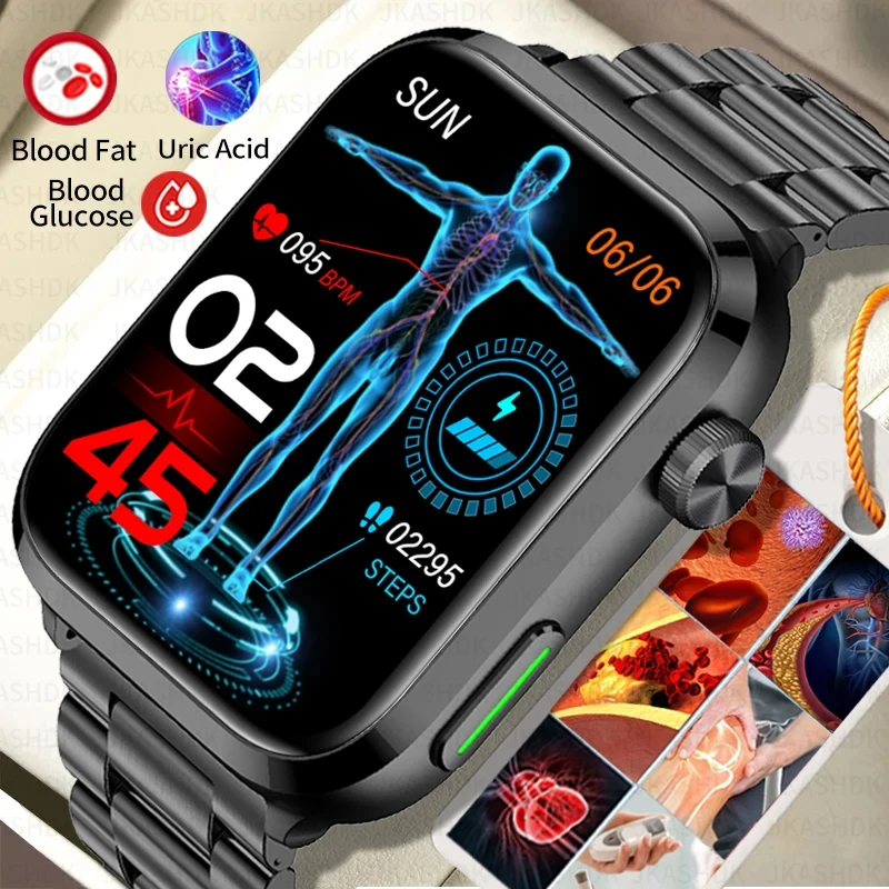 Montre Connectée Avec Tensiometre Oxymetre Cardiofrequencemètre