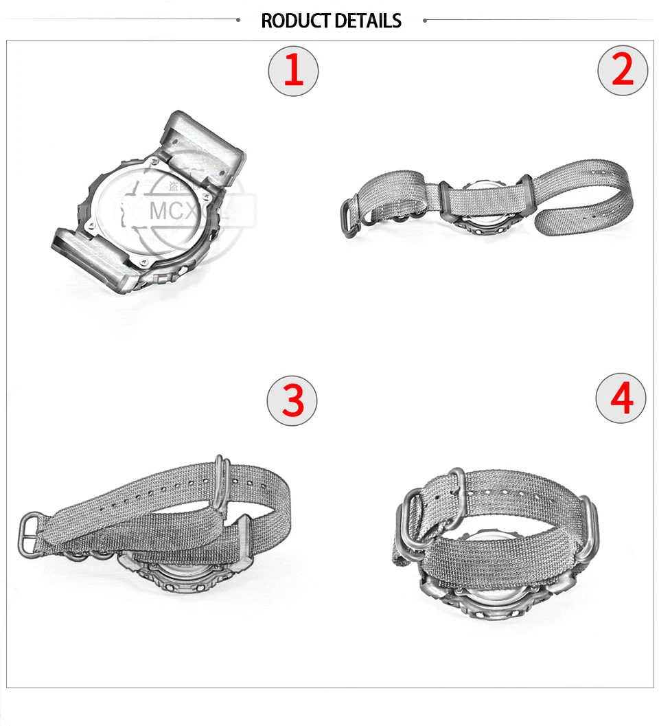 Bracelet en nylon pour G-Shock