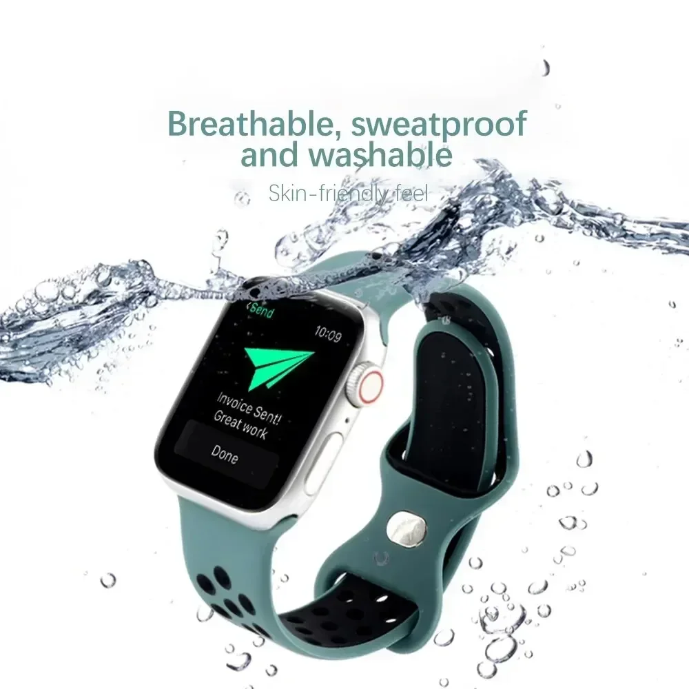 Bracelet en silicone pour Apple Watch Band