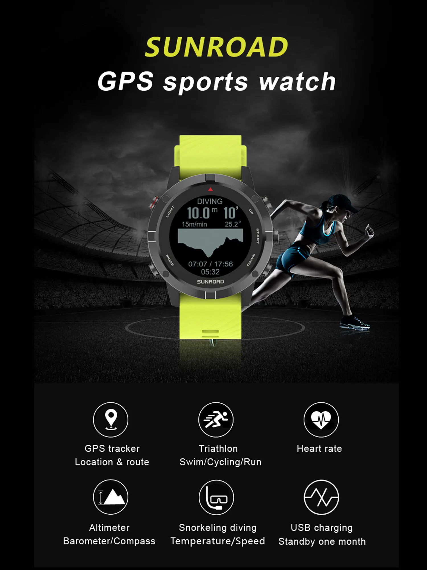 Montre de sport GPS