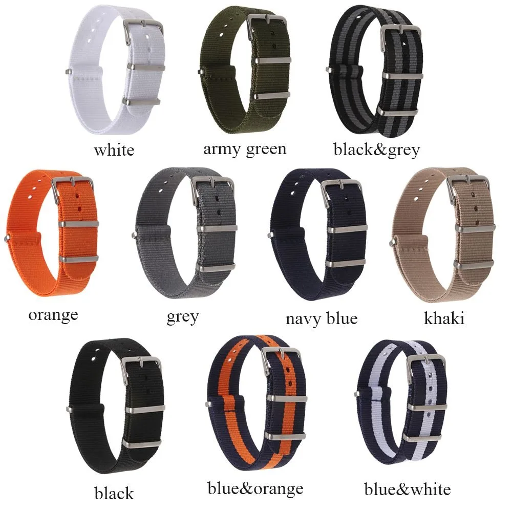 Bracelet de Montre Universel Réglable en Nylon