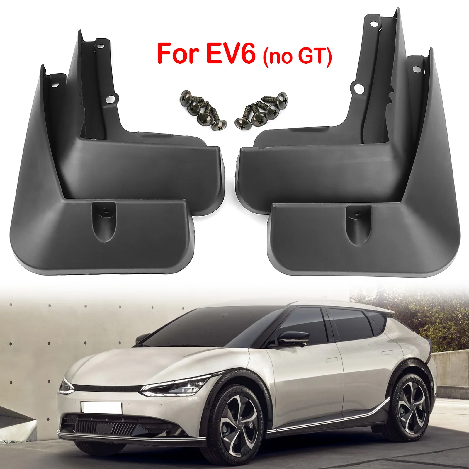 4 Garde-boue Pour KIA EV3 2024 - Protection Pneus, ABS Noir