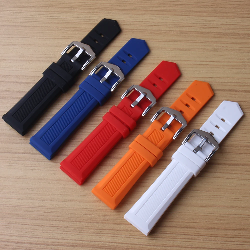 Bracelet Montre Cuir Orange