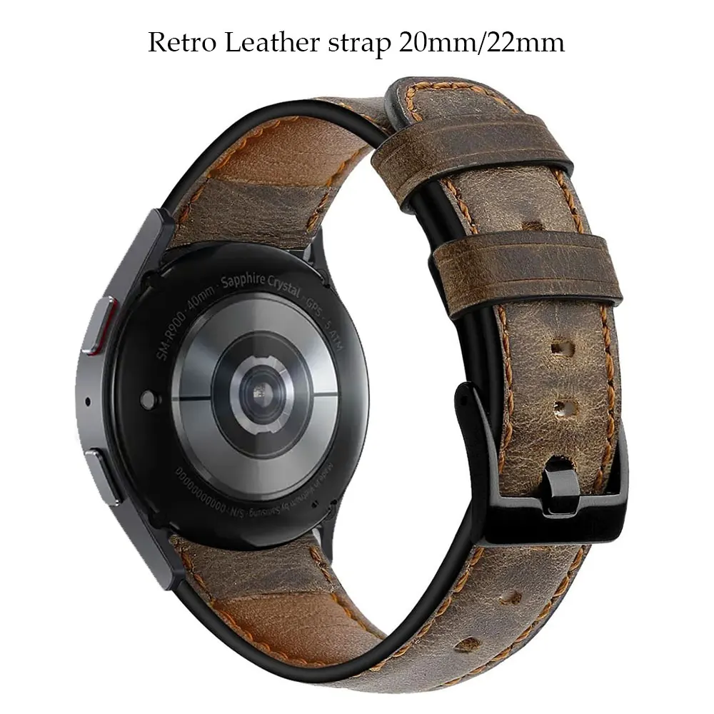 Bracelet De Montre Homme En Cuir