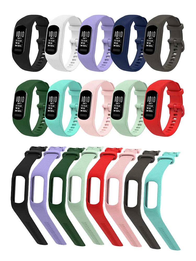 Bracelet de rechange en silicone pour Garmin Smart 5