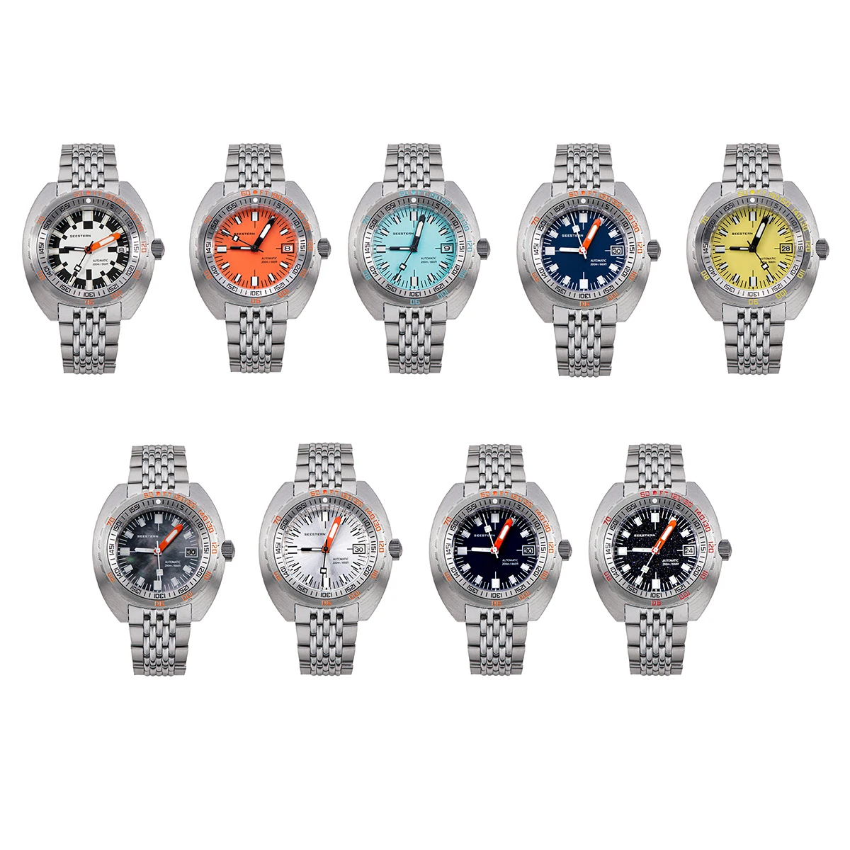Montre de plongée pour hommes de Seestrn