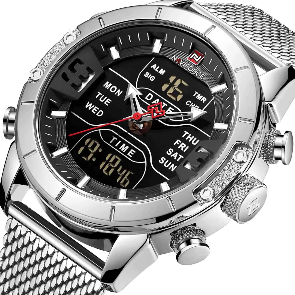 Montre Homme Digital Et Aiguille