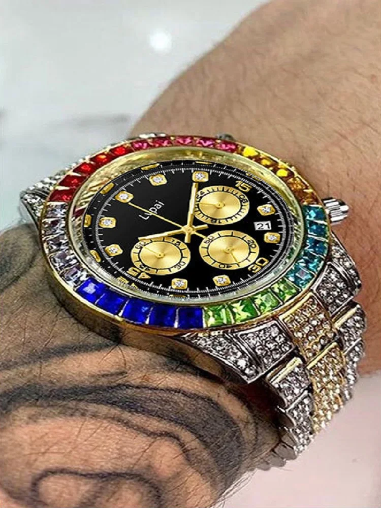 Montre Bling Bling Homme