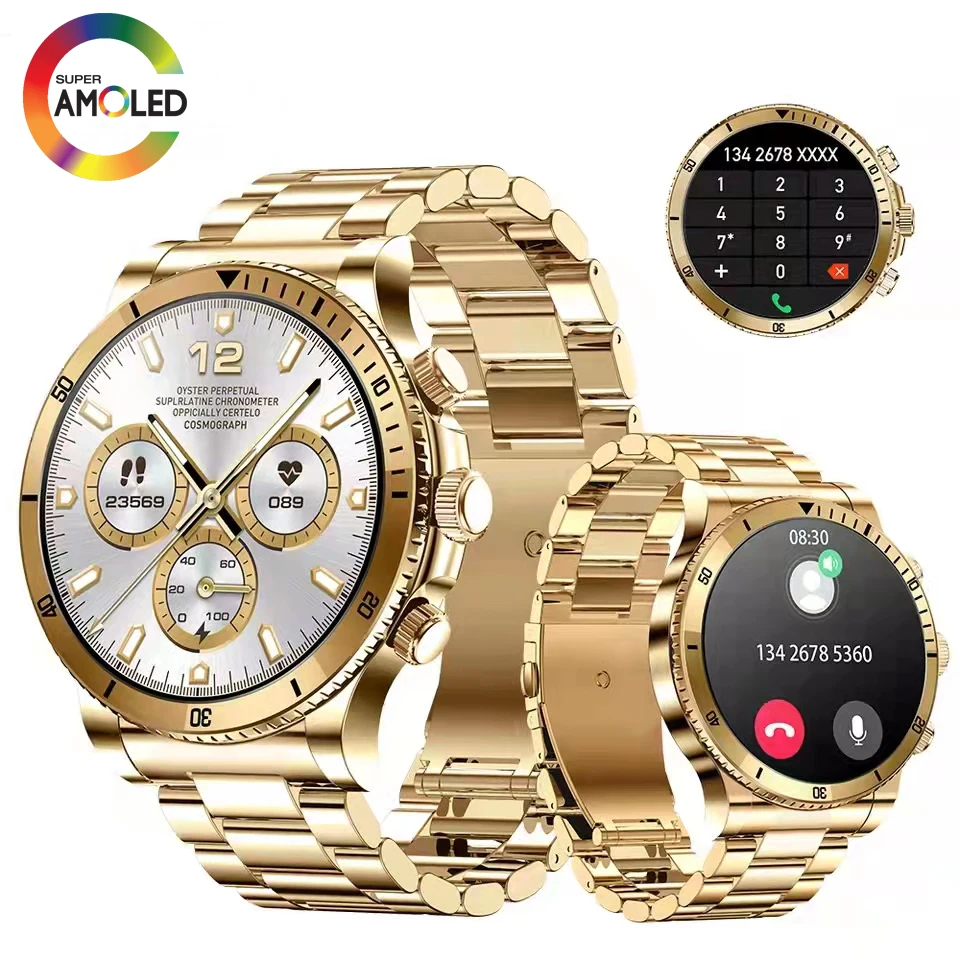 Montre Connectée Homme Or