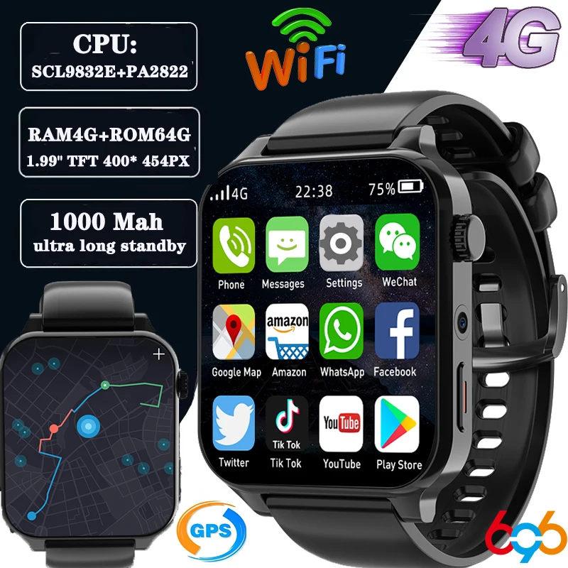 Montre Téléphone 4G