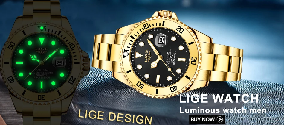 LIGE Montre de sport étanche pour hommes