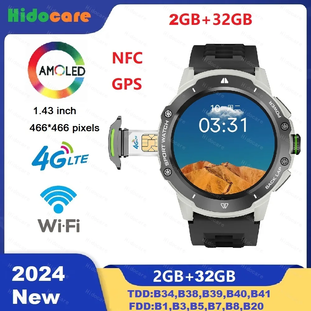 Montre Téléphone 4G