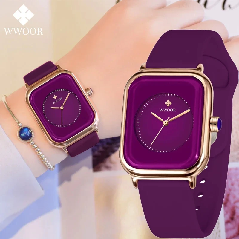 Montre Cadran Violet